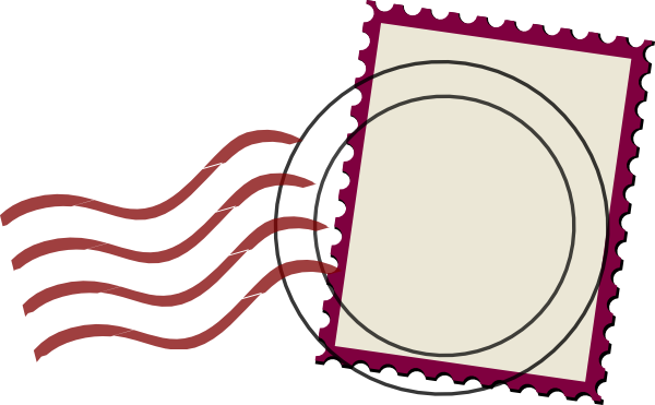 Mailing Stamp Clip Art (600x371)