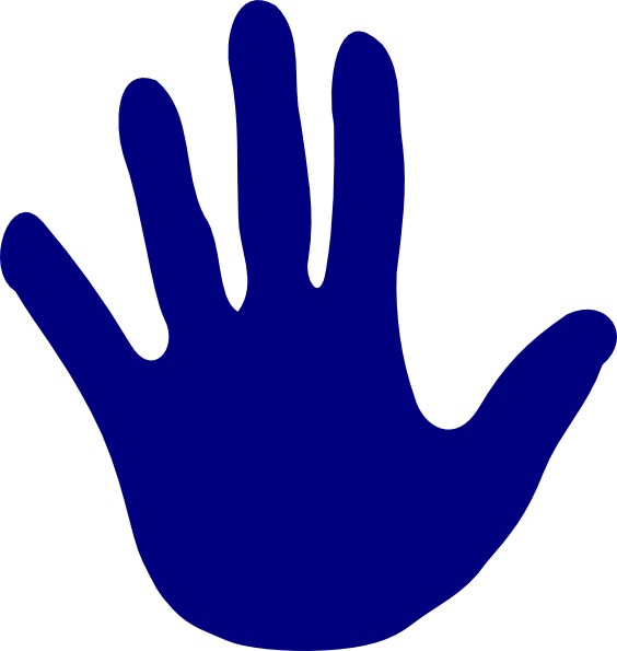 Left Hand Clipart (564x595)