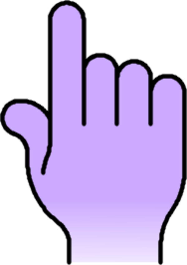 Hand Finger Arm Person Point - Pointer Finger Clip Art (600x849)