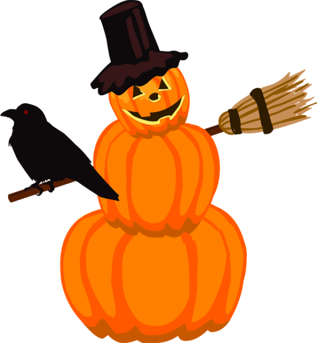 Jack O Lantern Halloween Clip Art Jack - Jack-o'-lantern (640x693)