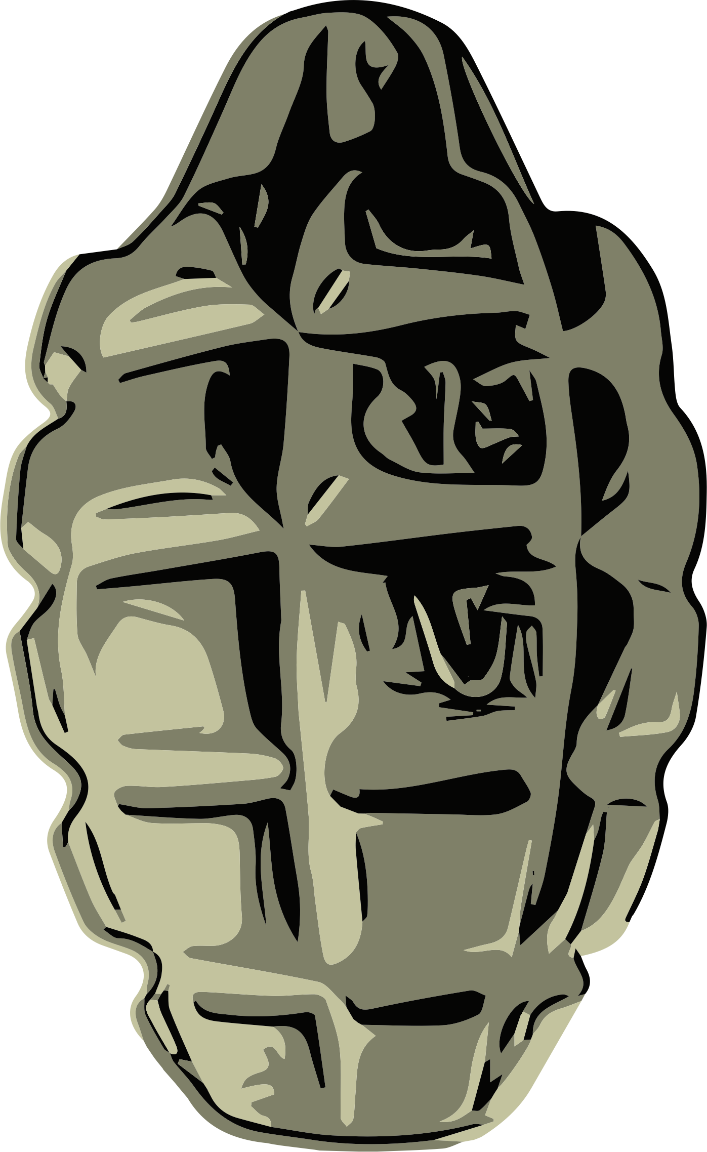 Hand Grenade Png Image - F1 Grenade Clipart (1397x2276)