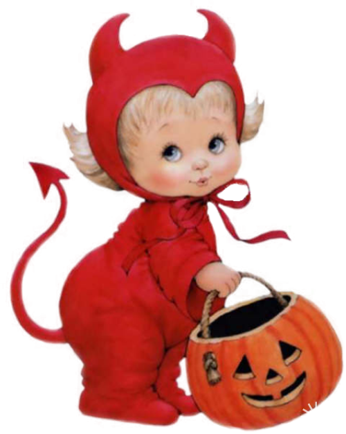 Детки Художницы Ruth Morehead - Ruth Morehead Halloween (500x626)