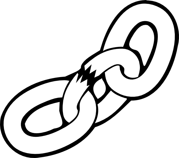 Chain Clip Art (600x529)