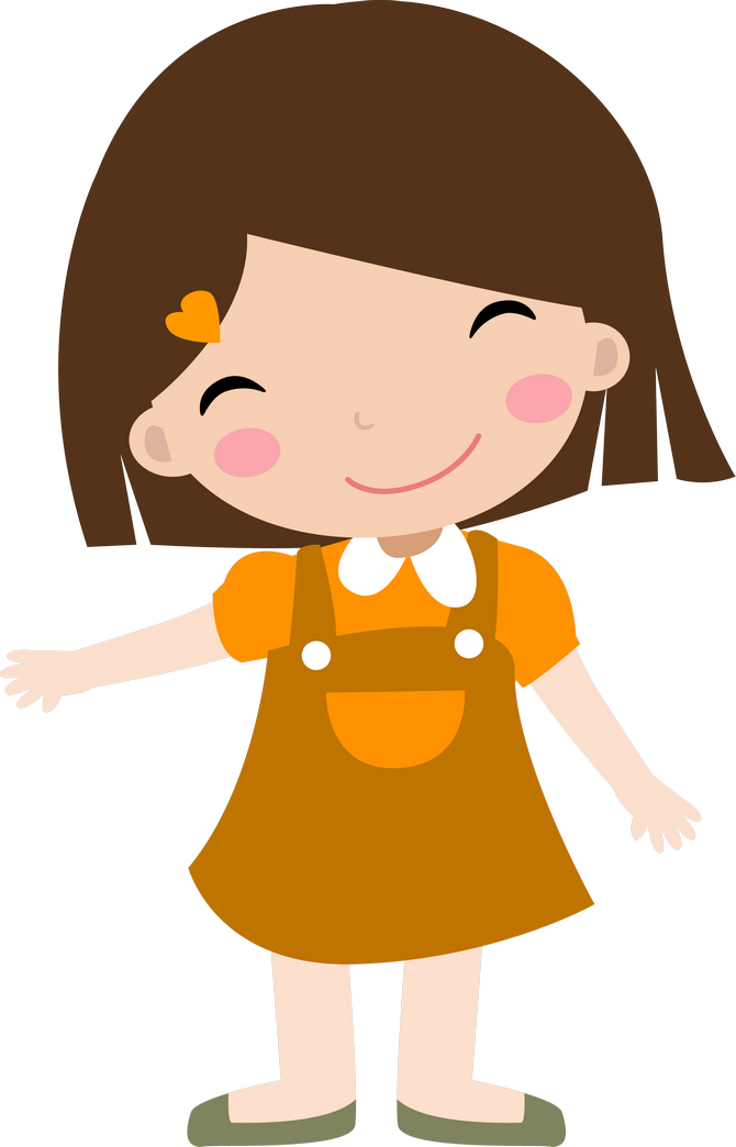 105 - Girl Clipart (670x1044)