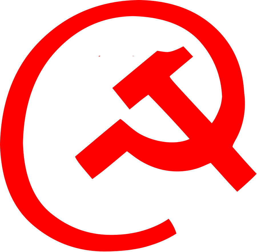 Email At Hammer And Sickle Clip Art - Soviet Union Sickle And Hammer (900x880)