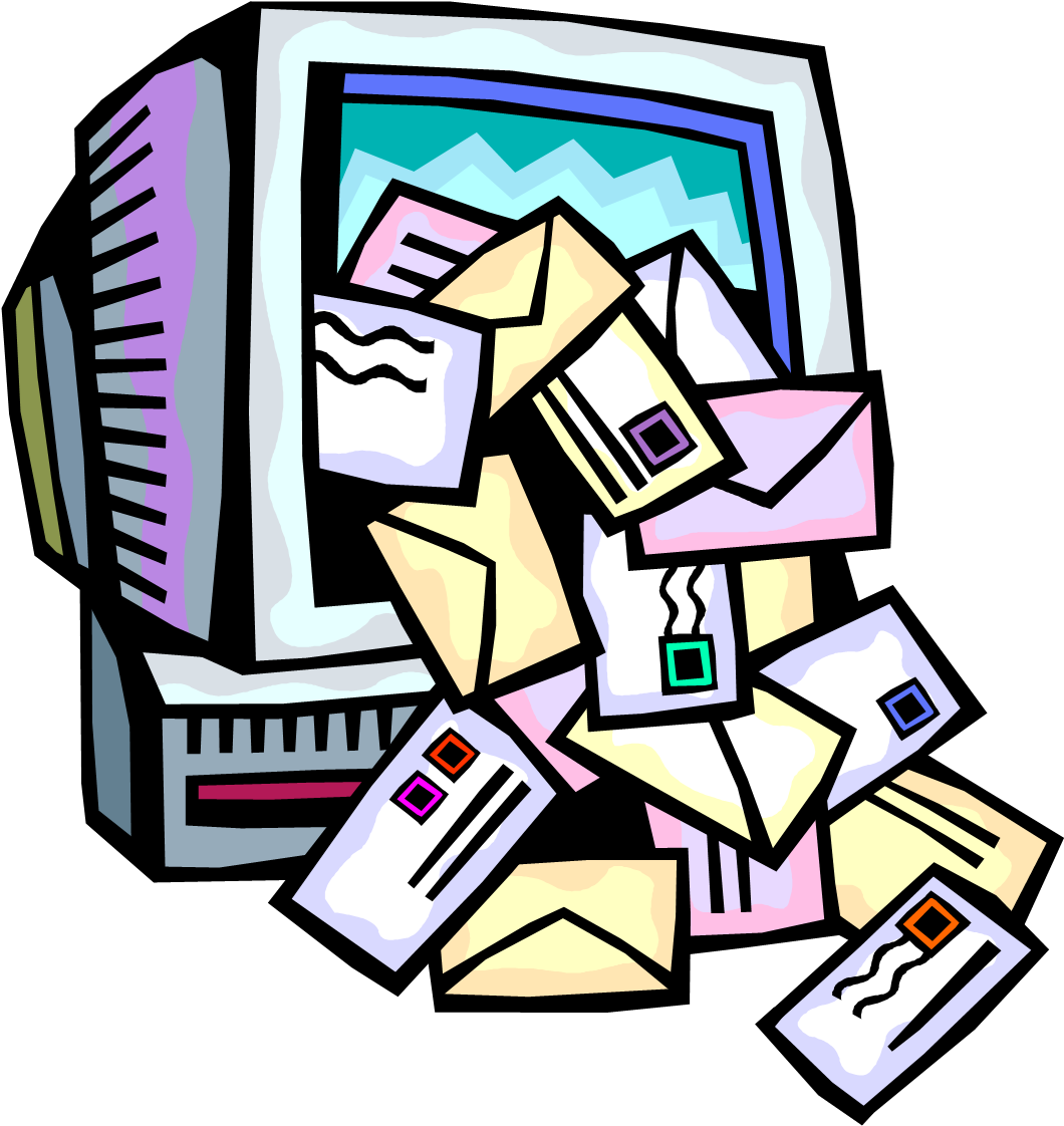 What's New With Email Records - Spam Email Clipart (1065x1129)