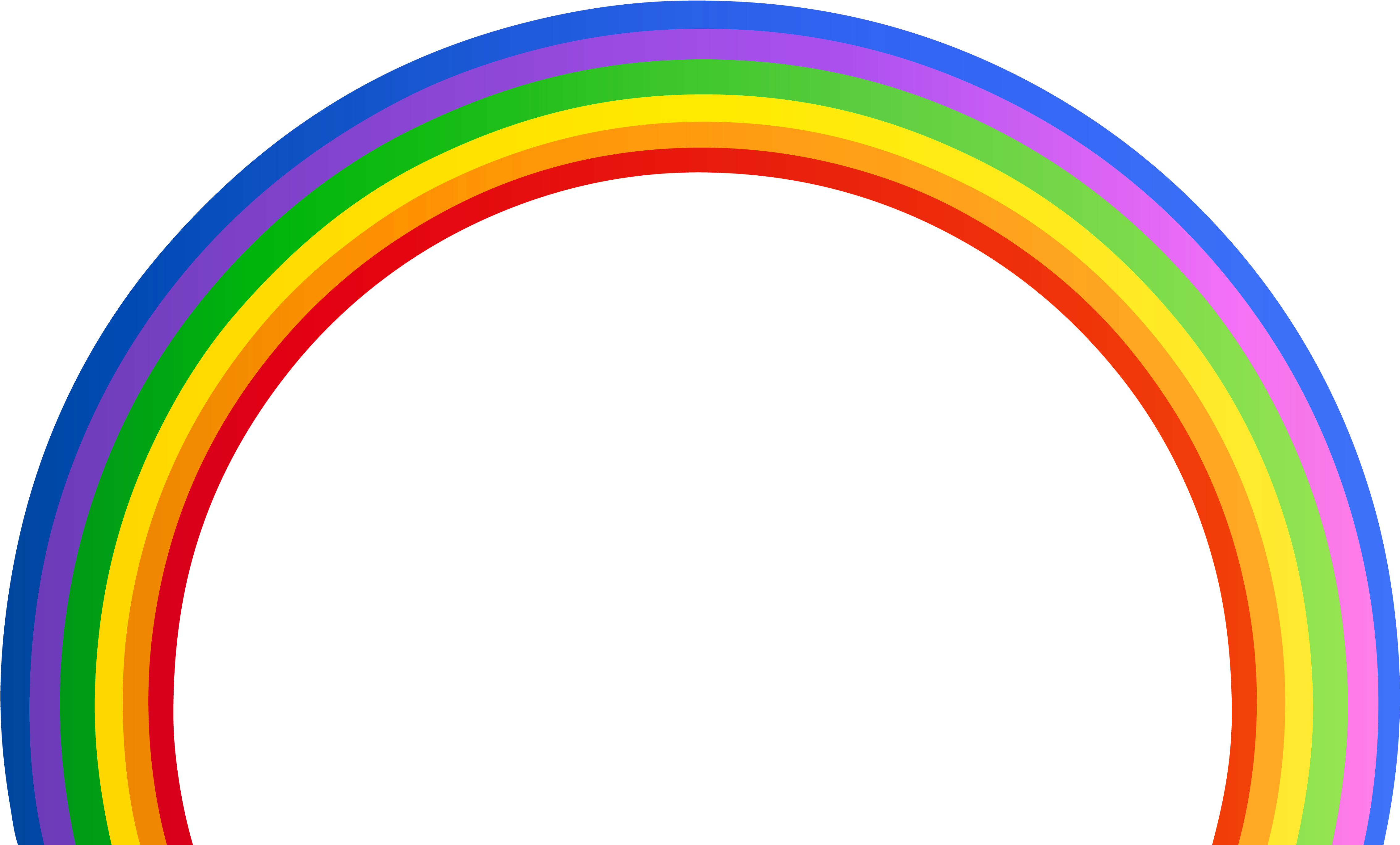 Rainbow Clip Art - Rainbow Png (4724x3095)