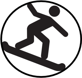 Snowboard Cross Clip Art - Snowboard Clip Art (600x291)