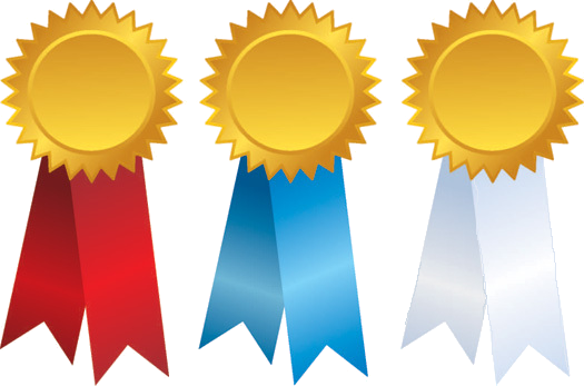 Winner Ribbon Png Clipart - Ribbon Winner (525x347)