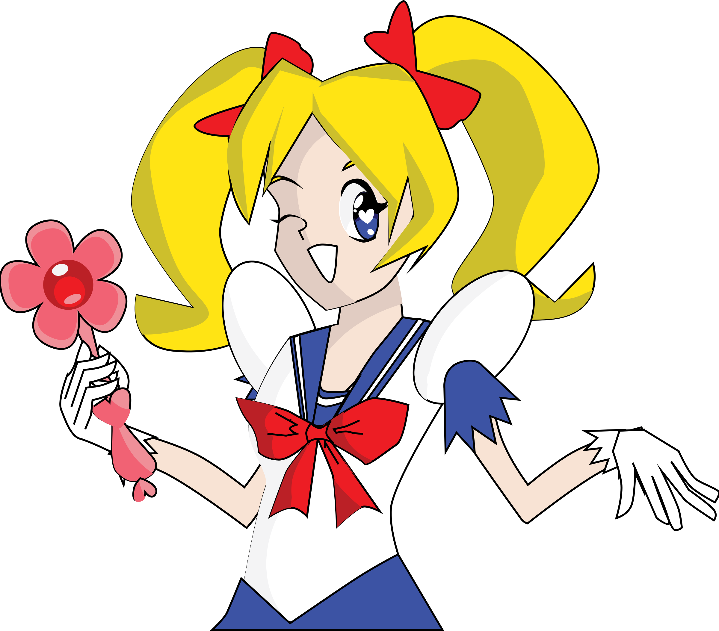 This Free Icons Png Design Of Magical Girl - Vector Graphics (2400x2107)