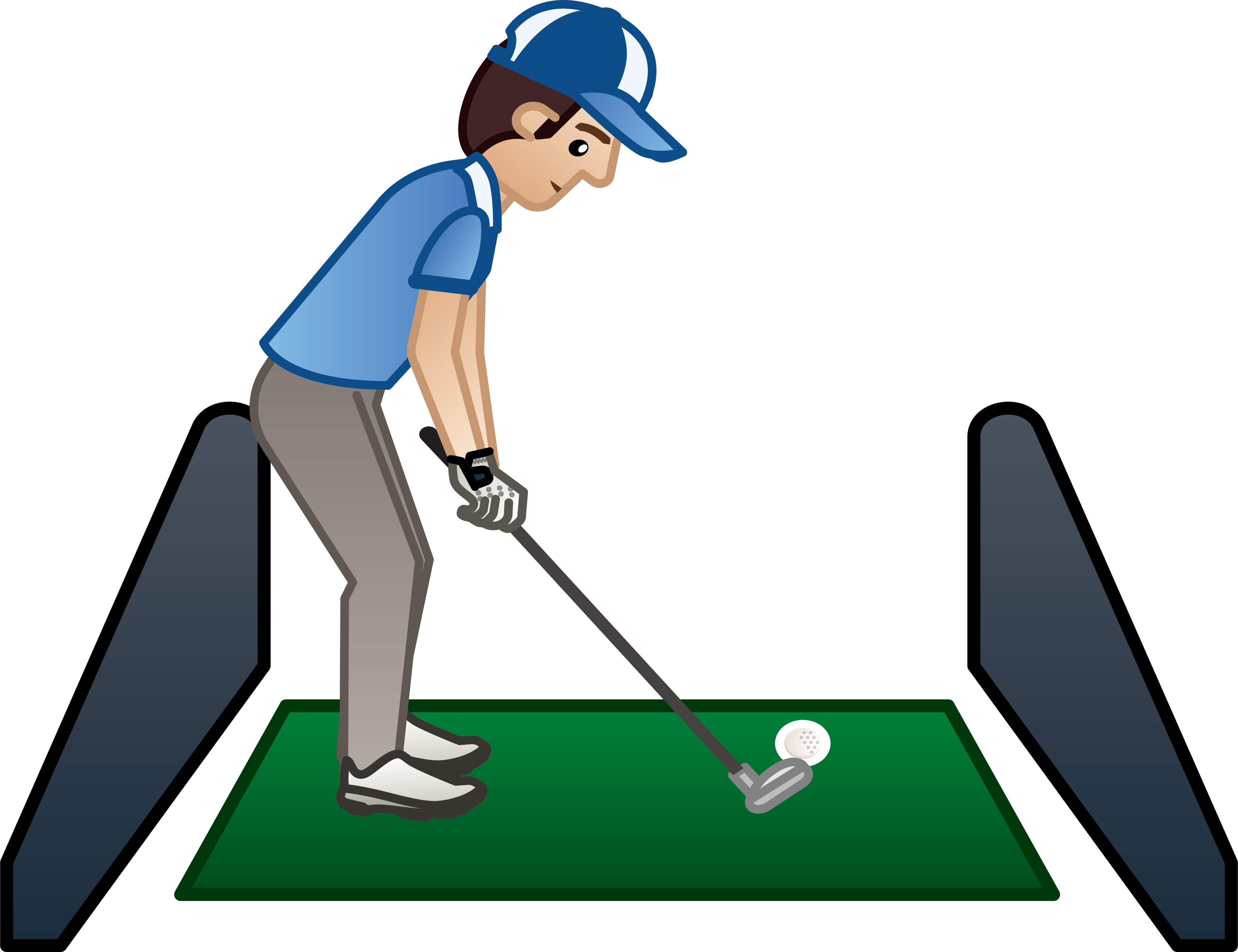 Golf Ball Driving Range Clip Art - Pitch And Putt (4013x3087)