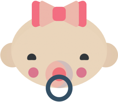 People Baby Girl Png Icons Png Images - Baby Icon Pink Png (512x512)