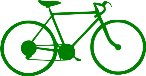 Green Bike 2 Icon - Bicycle Gif Icon (512x512)