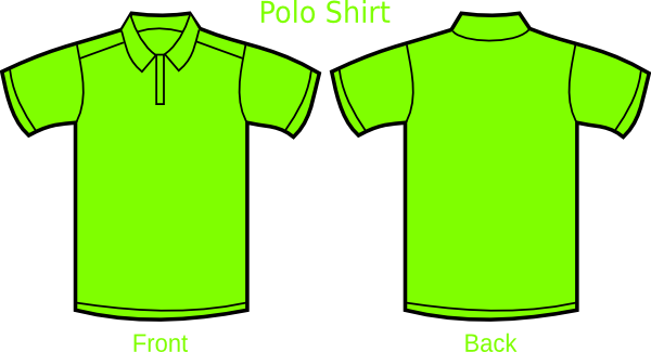 Graphics For Golf Shirt Clip Art Graphics - Polo T Shirt Template (600x325)