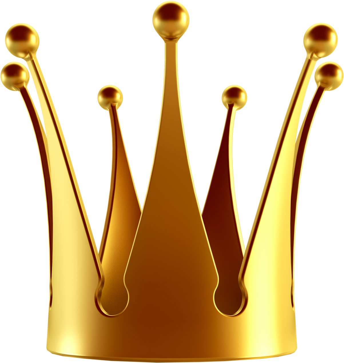Crown Png - Golden Crown (1264x1335)