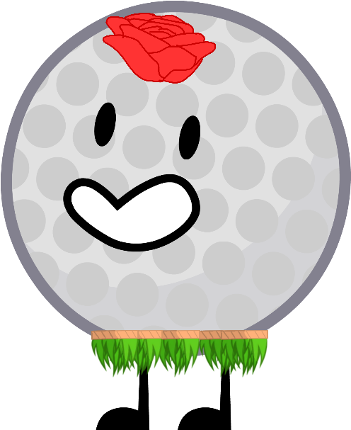 Hawaii Golf Ball - Golf Ball Bfdi Png (612x612)