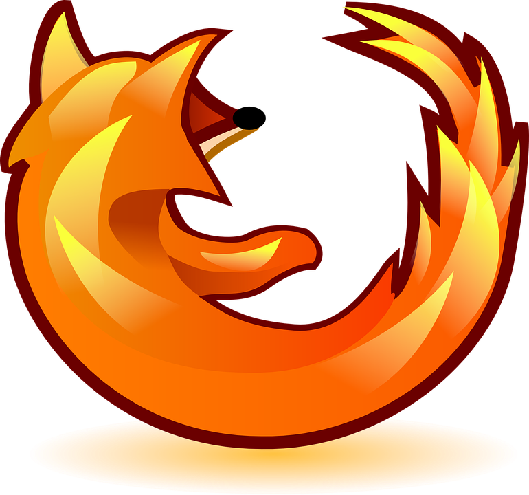 Free Svg Clip Art - Fire Fox Clipart (770x720)