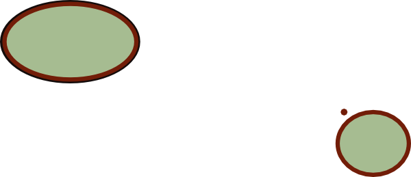 Brown Oval Frame Svg Clip Arts 600 X 259 Px - Oval Animated (600x259)