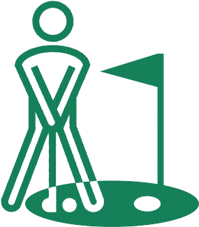 Welcome At Glowgolf® - Mini Golf Icon Png (350x350)