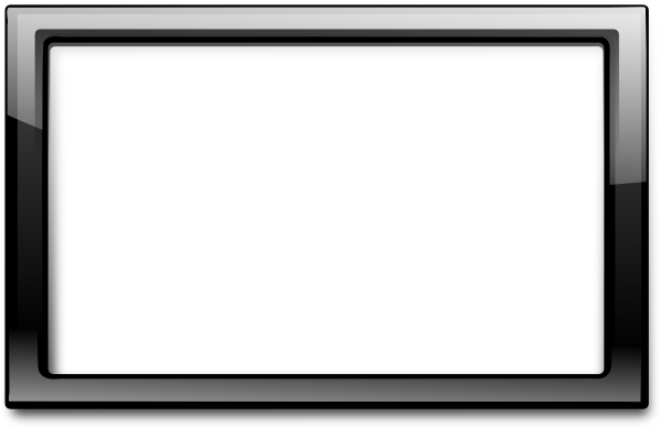 Black Frame Svg Clip Arts 600 X 389 Px - Frame Png (600x389)