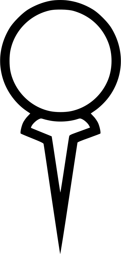 Png File Svg - Free Golf Tee Icon (470x980)