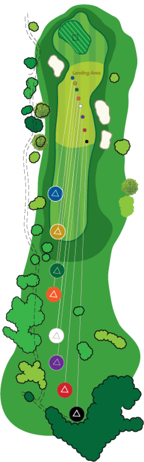 Model Golf Hole - Golf Course Overview (480x1539)