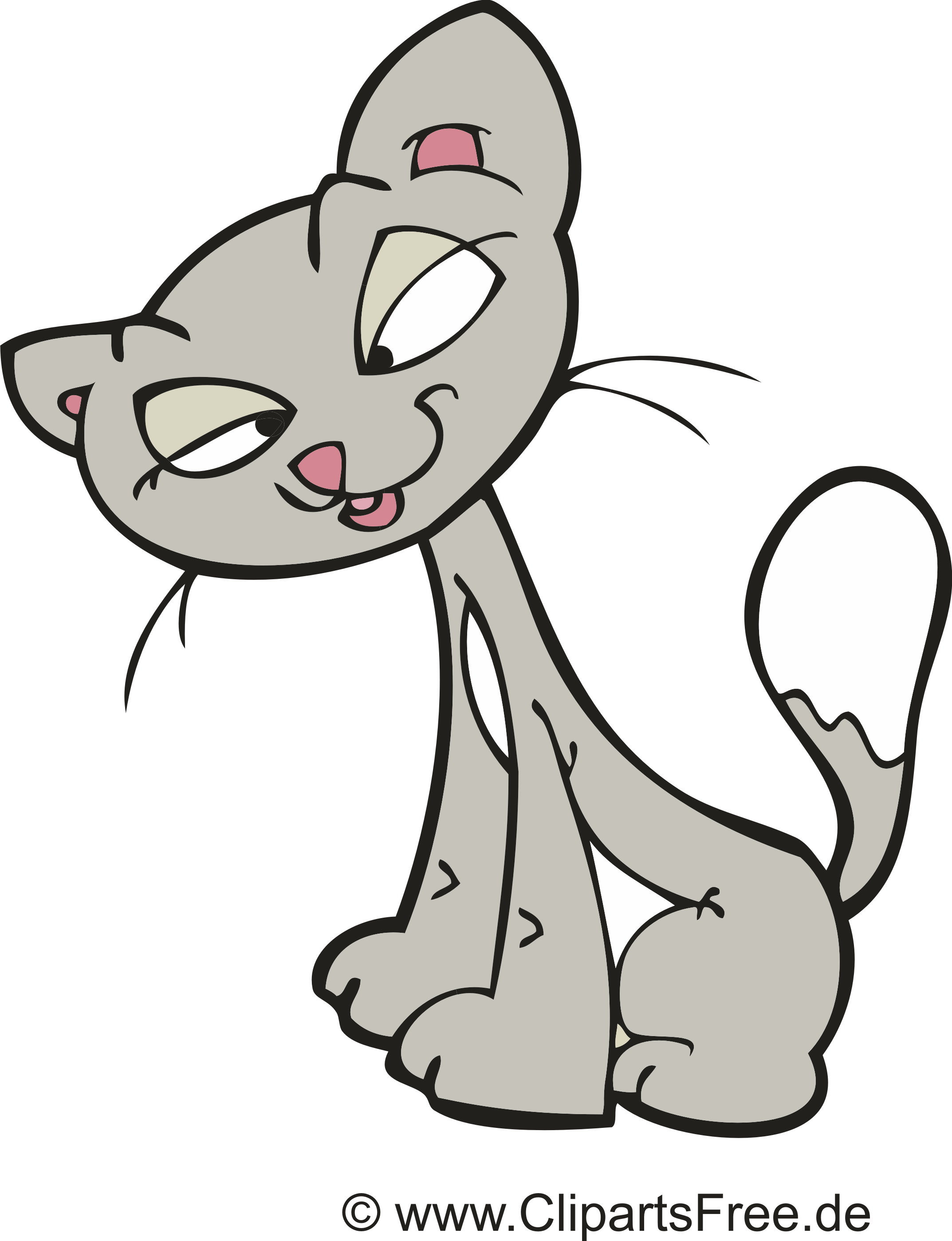 Katze Clipart - Katze Cliparts (2146x2798)