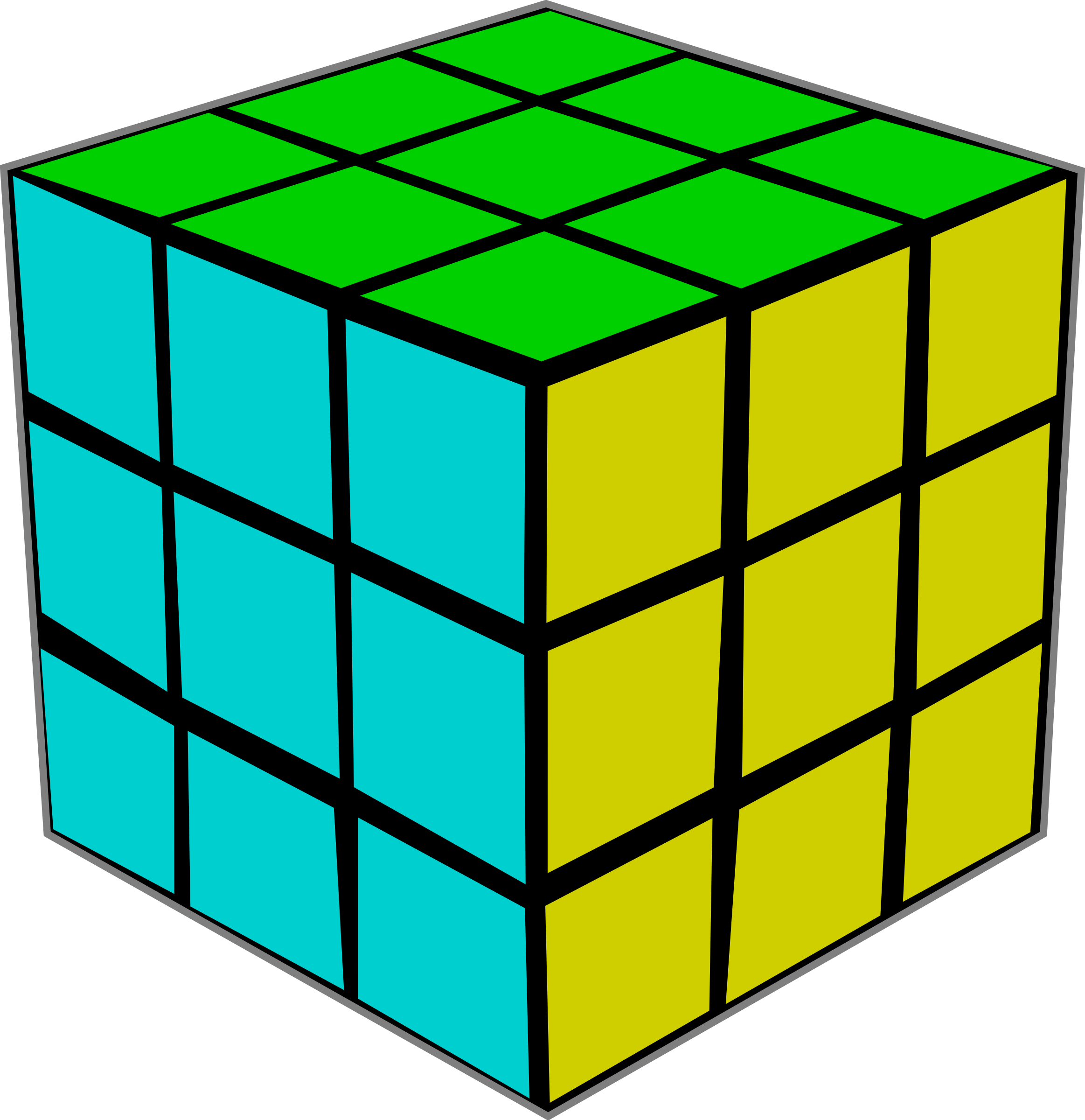 Big Image Png - Rubik's Cube Clip Art (2326x2400)