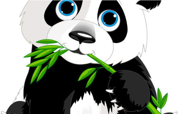 Easy Cartoon Panda - Cute Cartoon Giant Panda (678x381)