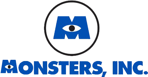 Monsters Inc Clipart - Monster Inc Logo Png (473x258)
