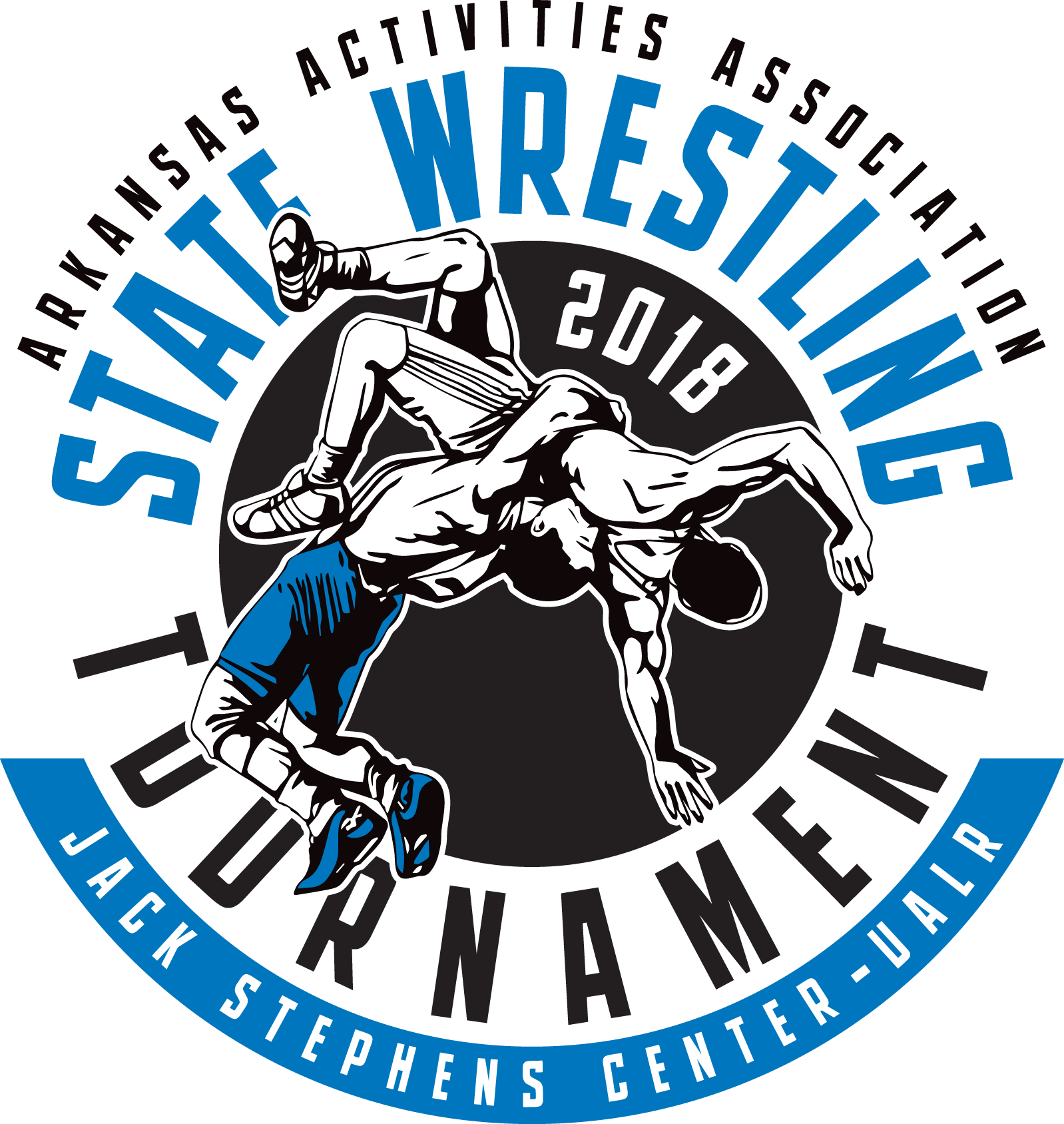 Arkansas State High School Wrestling Tournament - V-studios Wall Decal Sport Athletes Sparring Fight (1598x1688)