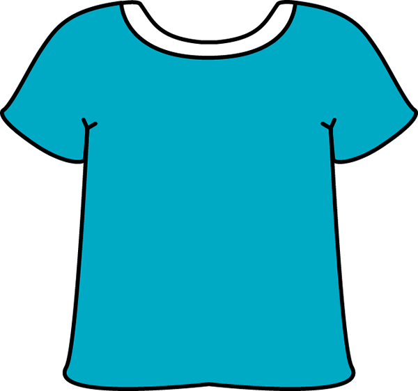 Clip Art Shirt Outline Free - T-shirt (600x562)