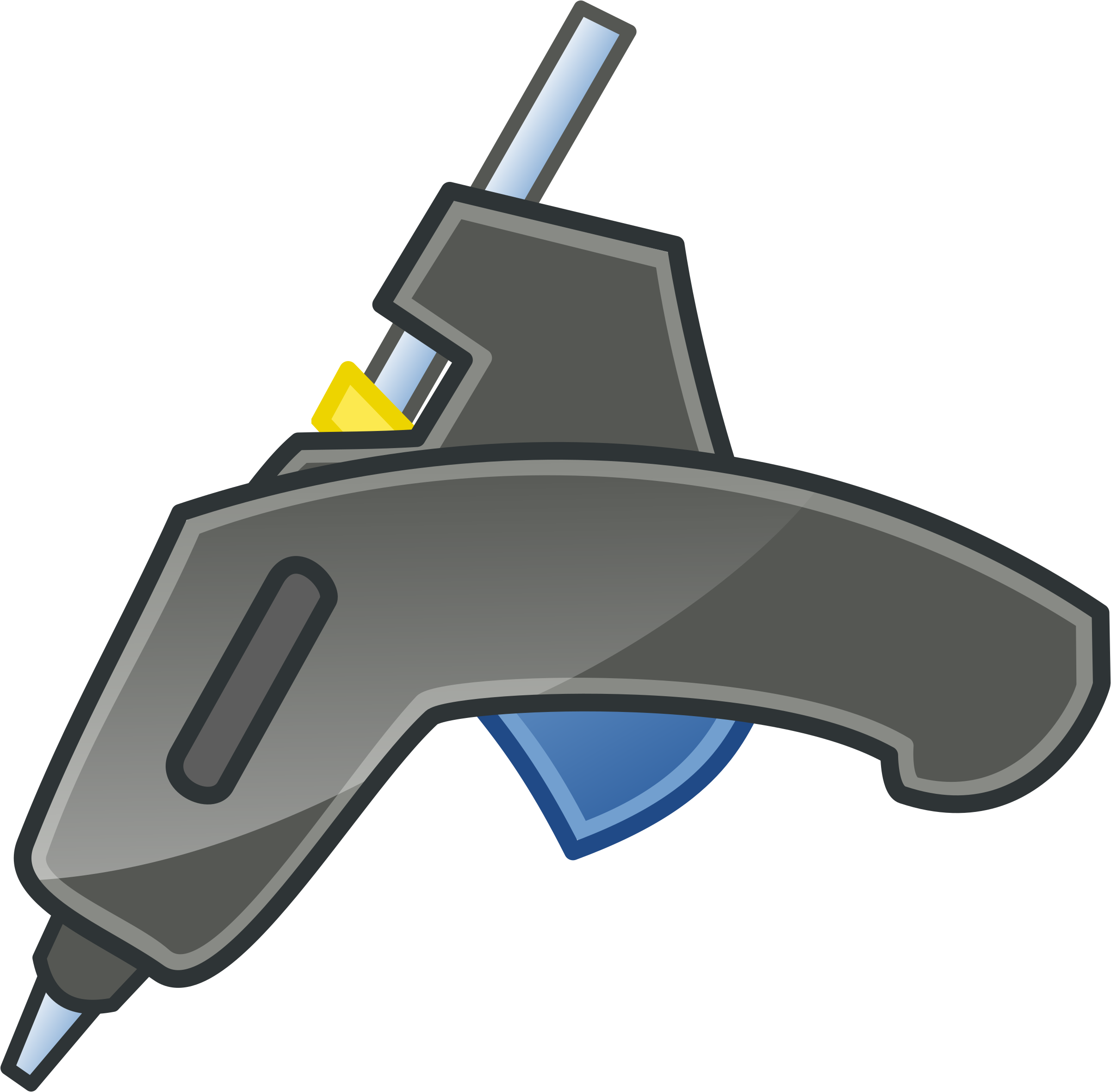 Glue Gun Tango Icon Clipart - Hot Glue Gun Clipart (2400x2400)