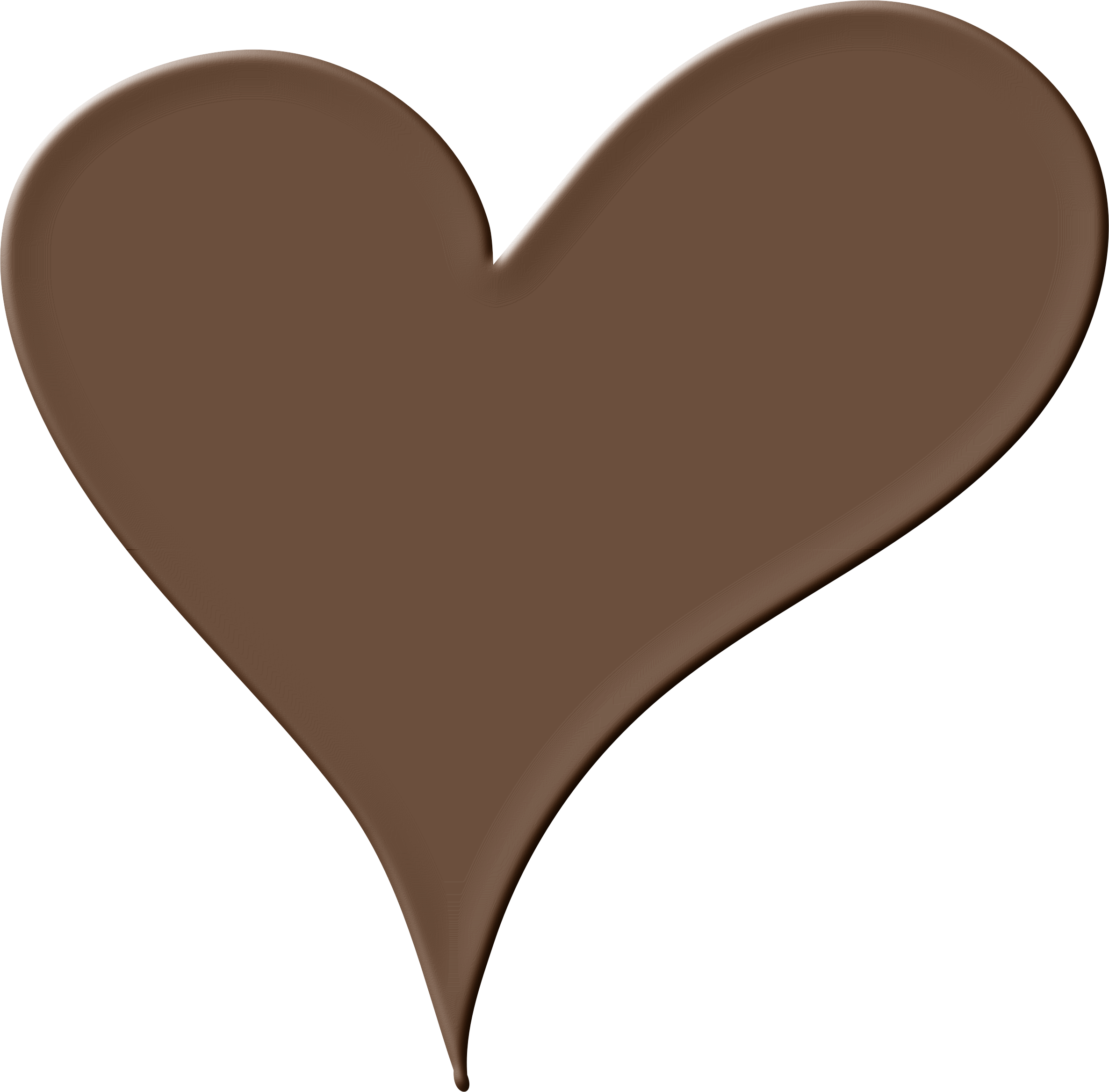 Medium Image - Chocolate Heart Png (2372x2334)