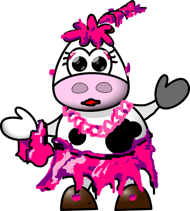 Dressed Cow Pic Clip Art At Clker - Dressed Cow Pic Clip Art At Clker (647x720)