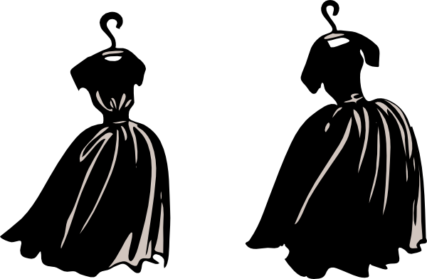Dress On Mannequin Png (600x392)