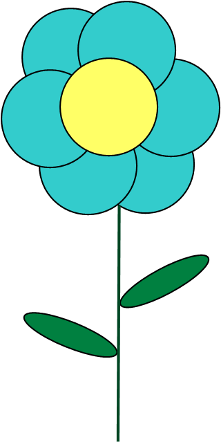 Blue Flower Cliparts Free Download Clip Art Free Clip - Clip Art (1071x1071)