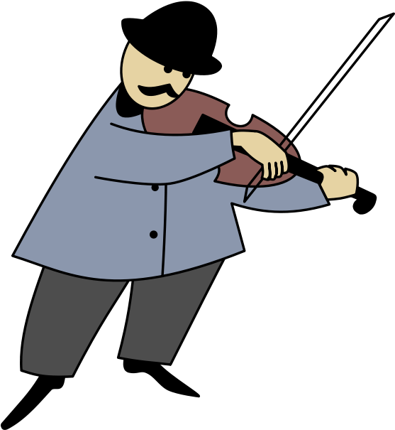 Similar Clip Art - Fiddlers Clipart (556x800)