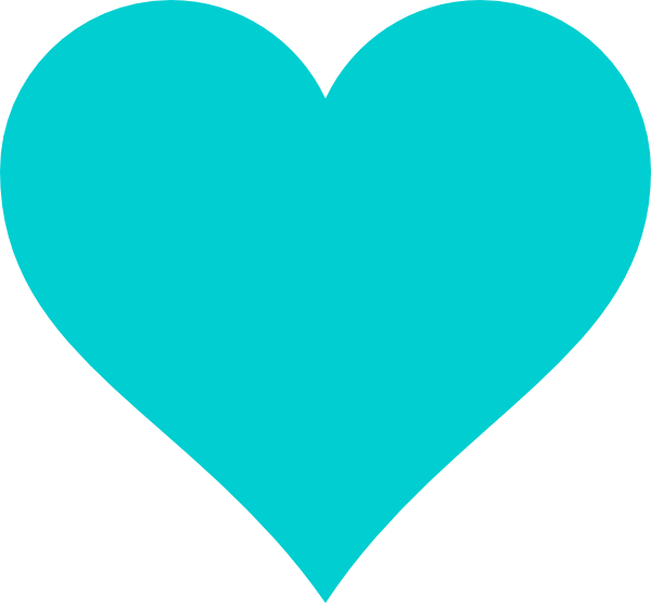 Teal Heart - Teal Heart (600x556)