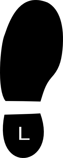 Bottom Of A Shoe Clipart (240x599)