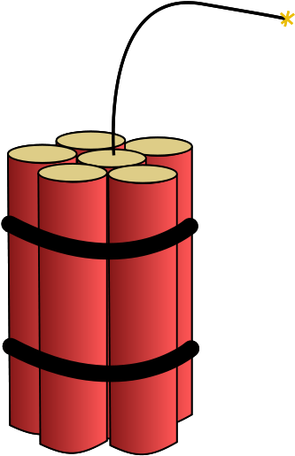 How To Set Use Dynamite Bundle Svg Vector - Cartoon Dynamite Transparent Background (637x900)