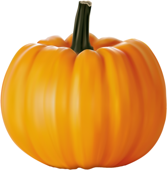 Pumpkin Png Clipart Image - Pumpkin Png (590x600)