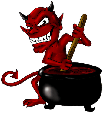 Co Wiemy O Szatanie - Devil Stirring The Pot (400x378)