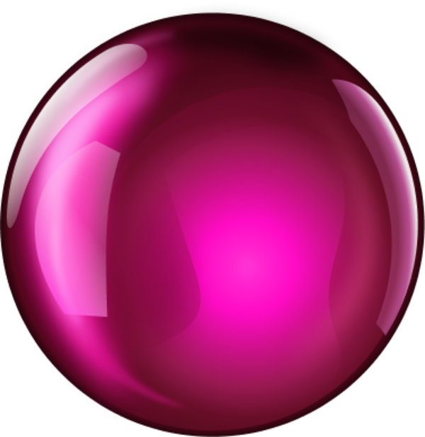 Shiny - Purple Crystal Ball Png Transparent (600x617)