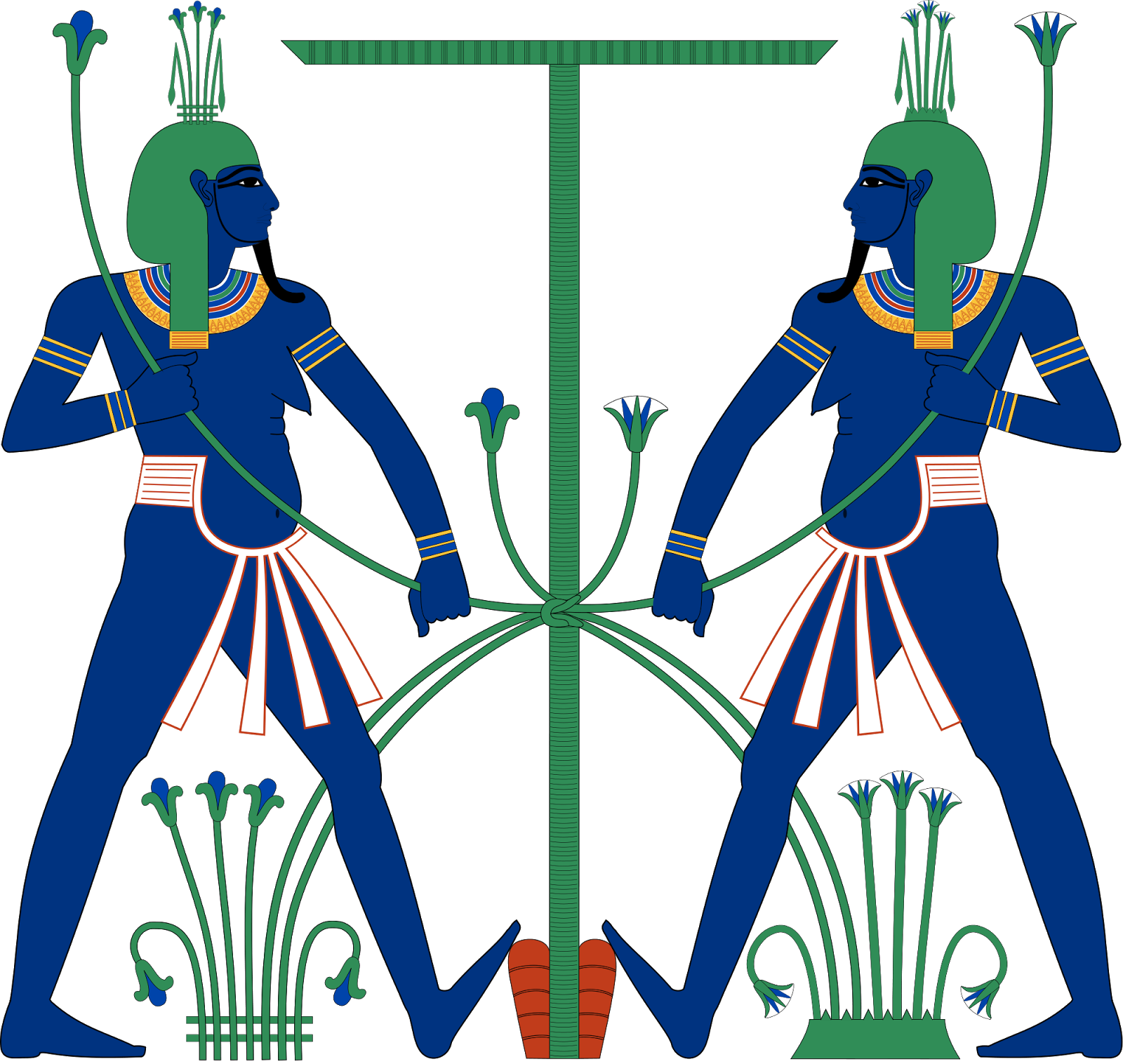 Jako Opiekun Corocznych Wylewów Nilu Górnego I Dolnego - Hapi God Of The Nile (2000x1895)