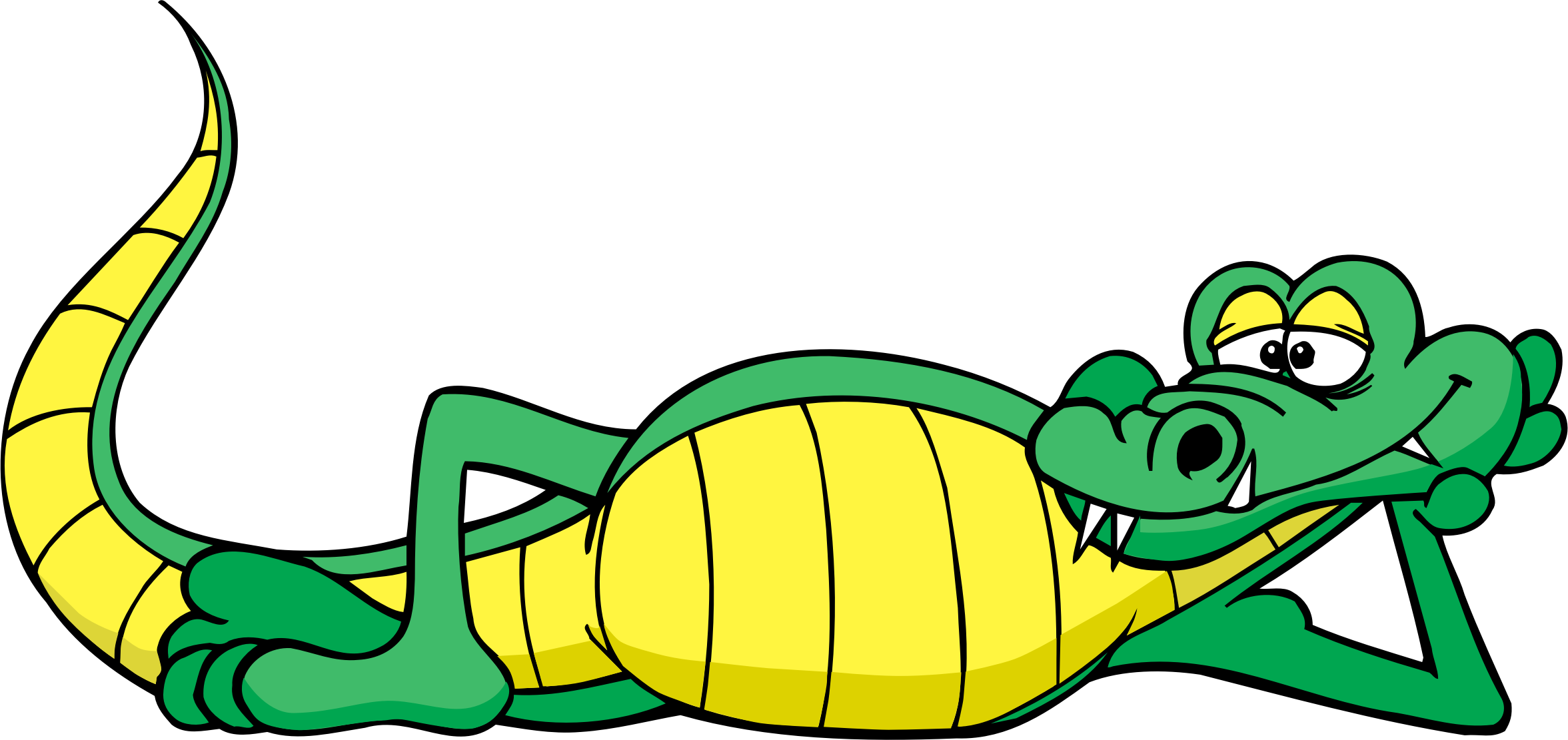 Free Alligator Clip Art Pictures - Alligator Clipart (1588x750)