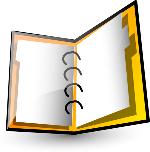 Dossier - Clipart - Binder Clip Art (800x800)