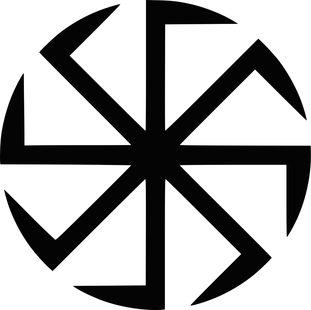 Słowiańska Swarożyca Kontra Chrześcijański Krzyż - Slavic Symbol (1200x1198)