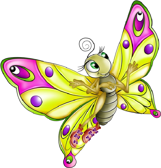 Photoshop Clipart Beautiful Butterfly - Butterflies Cartoon Transparent Background (600x600)
