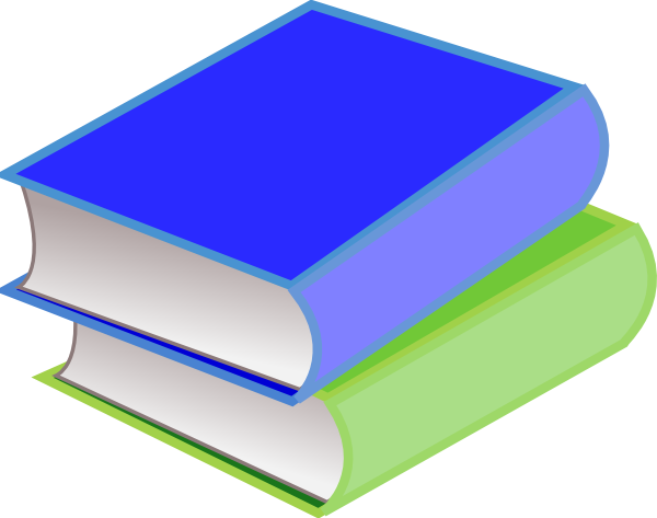 Stacked Books Png Clip Art - Clipart Book Image Png (600x473)